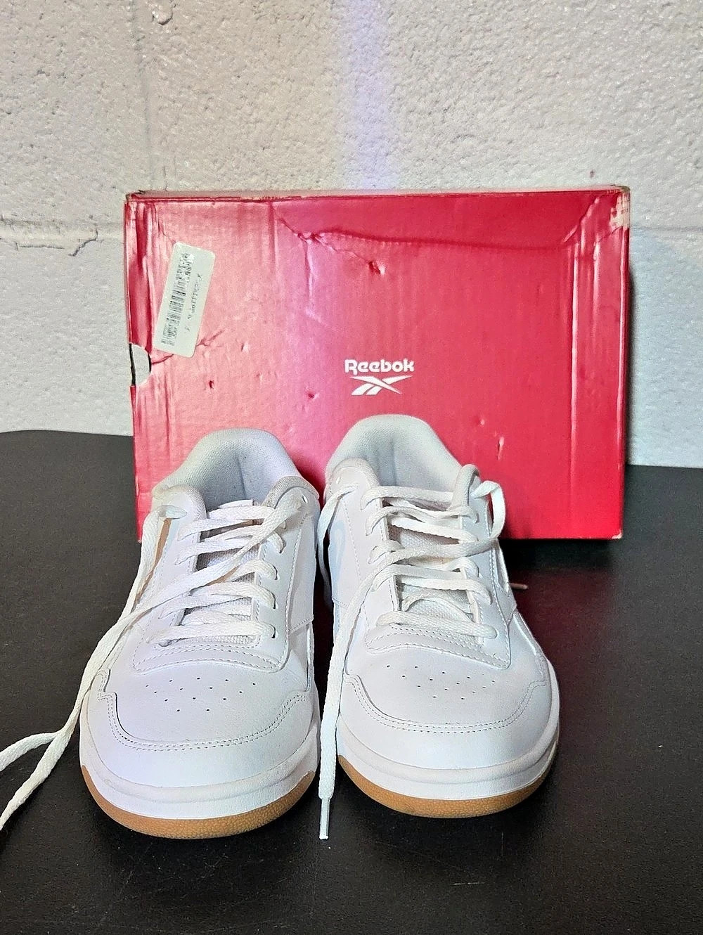 Reebok Court Advance Sneakers White & Brown US 10